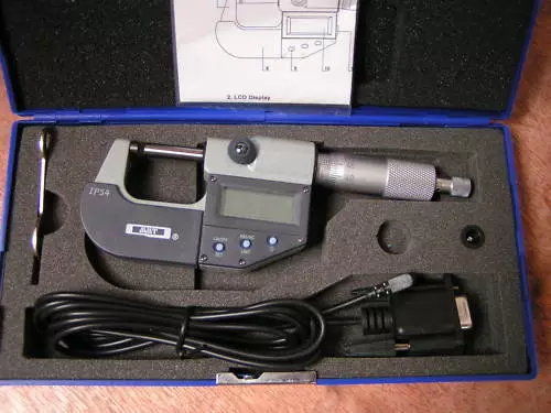 Precision 3-Key 0-25mm Electronic Digital Outside Micrometer