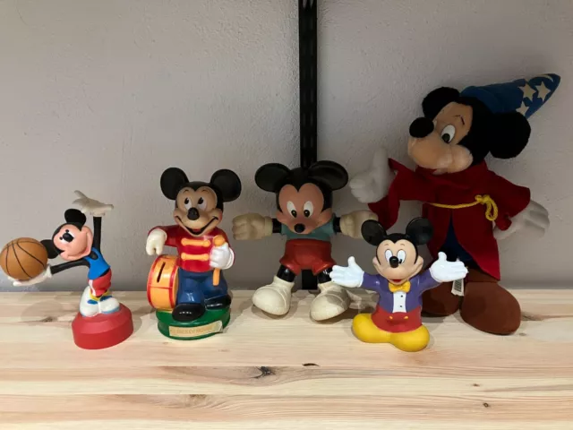 Konvolut Disney Figuren Micky Maus Figur Puppe Walt Disney Mickey Mouse vintage