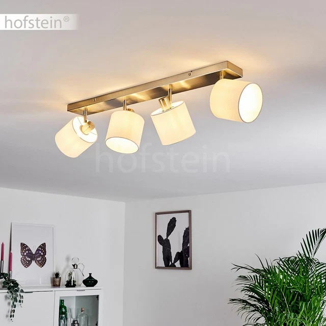 Lustre à 4 Branches En Étain – Style Vintage – Pour Salon Ou Salle à Manger – Occasion Bon État