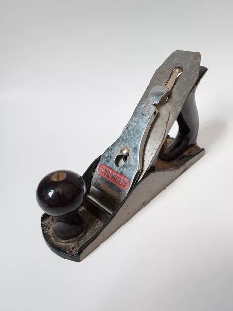 Nice Vintage Stanley Bailey No 4 Wood Plane Made In England