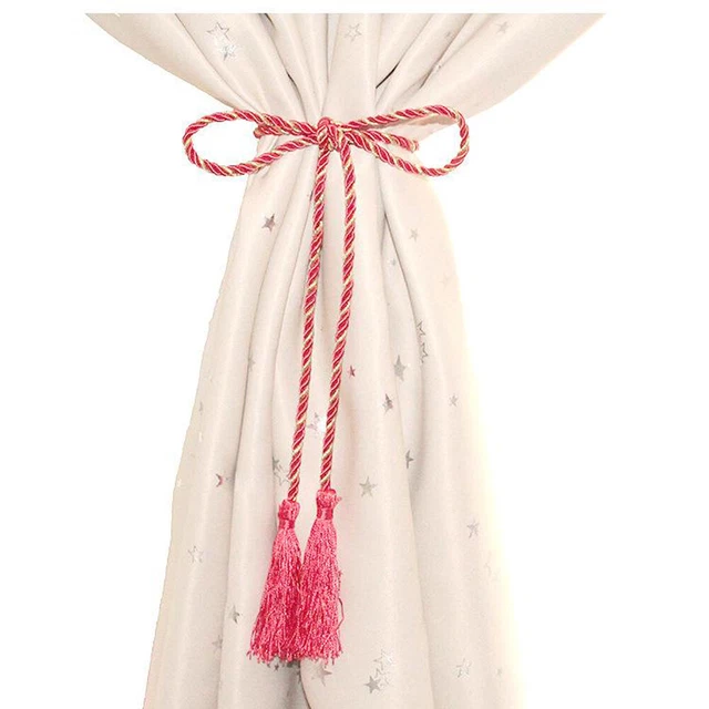 Wild Color Beautiful Window Curtain Rope Home Decoration Tassel Curtain Holder 2