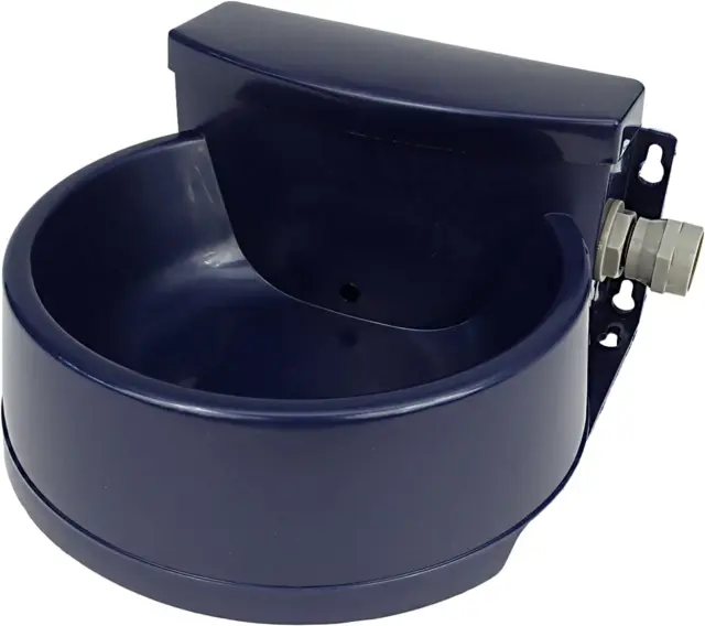 Automatic Pet Waterer Dog Water Flow Dispenser Auto Bowl Attach to Garden Hose