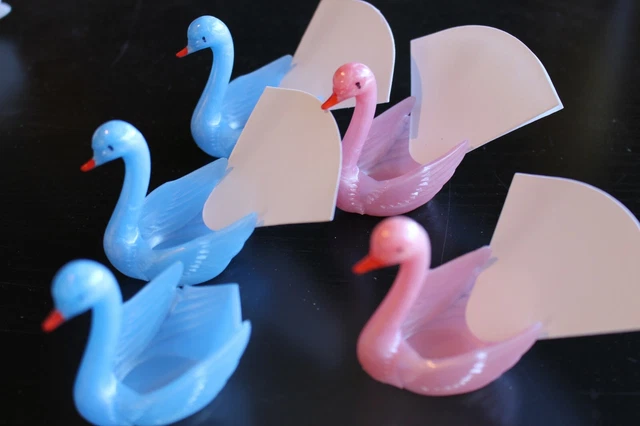 Pot De Fleurs Vintage En Porcelaine En Forme De Cygne Hollywood Regency Fabrique En Italie
