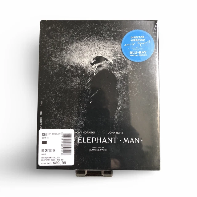 CRITERION COLLECTION 1051 THE ELEPHANT MAN Bluray Digipack Brandnew Sealed