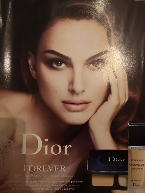 PUBLICITE ADVERTISING 2012 DIOR cosmétiques maquillage Nathalie Portman - 964