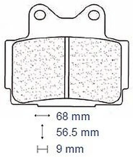 Brembo Organic Brake Pads Set Front + Rear For Yamaha TDR 125 1993-2002 – OEM 07YA1407 / 07YA3408