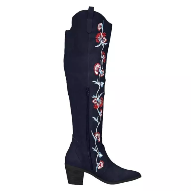 Carlos By Carlos Santana Alexia High Knee Boot in Inkwell