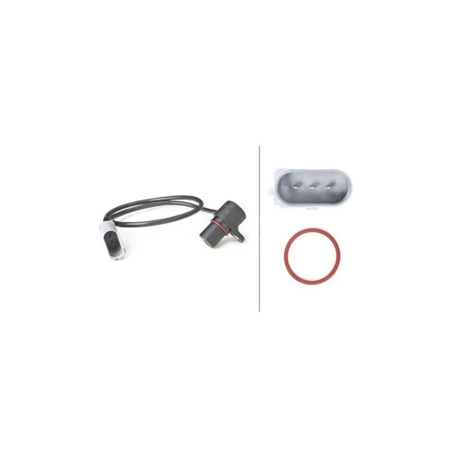 HELLA Impulsgeber Für Kurbelwelle – 12V, 3-polig, Hallsensor, Passend Für VW Touran & Mehr