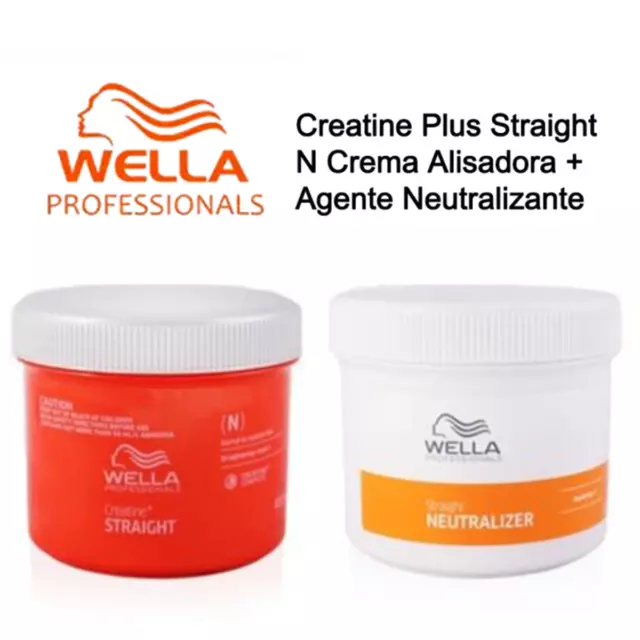 Wella Strate Intense  (N)  Hair Straightener Straightening Cream Smooth Perm