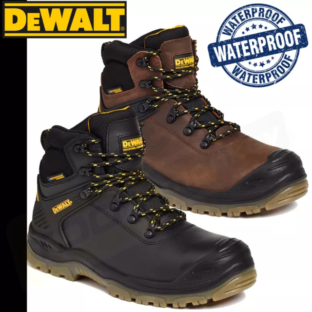 Dewalt newark safety boots black cheap