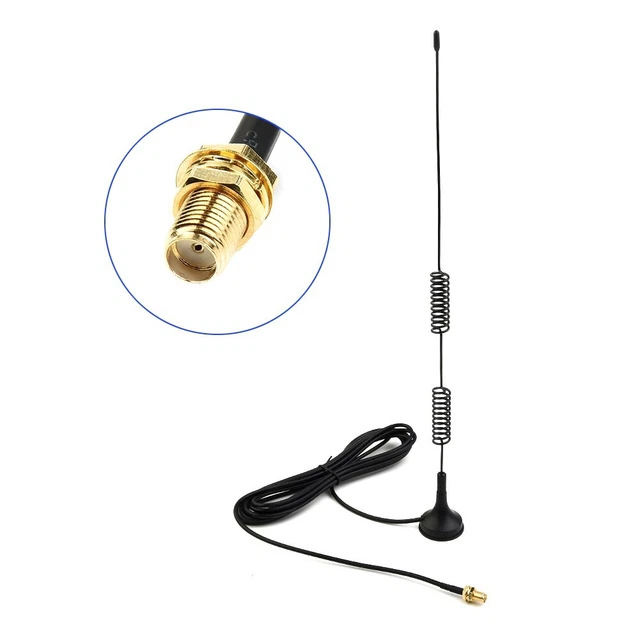 Antenne Radio Voiture Double Bande 144/430 MHz - Stubby Noir, Montage NMO, Omnidirectionnelle, Neuve