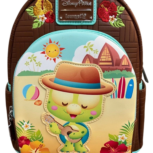 Disney Parks Olu Mel Ukulele Mini Backpack Loungefly NWT Aulani Jerrod Maruyama Disney Aulani Resort Hawaii Olu Mel Loungefly Jerrod  main image 2