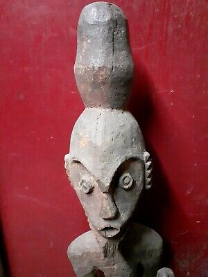 Statue Oron Art Tribal Africain Ancien Statuette Africaine Masque Afrique