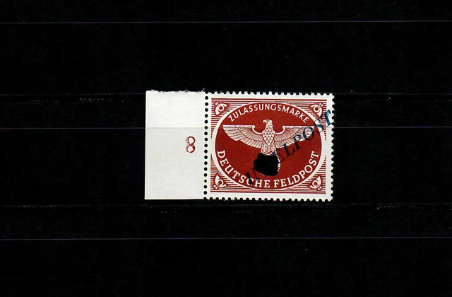 Feldpost MiNr. 10 A, Seitenrand, postfrisch, BPP Signatur