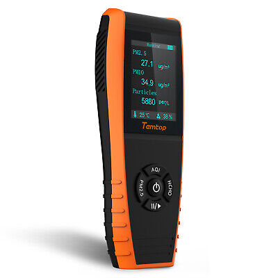 Temtop LKC-1000S+ Air Quality Detector PM2.5 Tester PM10 HCHO TVOC AQI Monitor