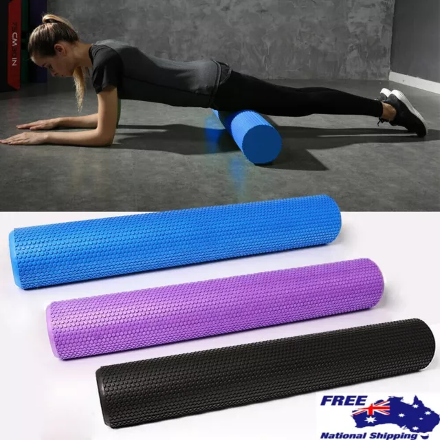 Pilates Foam Roller Long Physio Yoga Fitness GYM Exercise Training 45x15 90x15cm