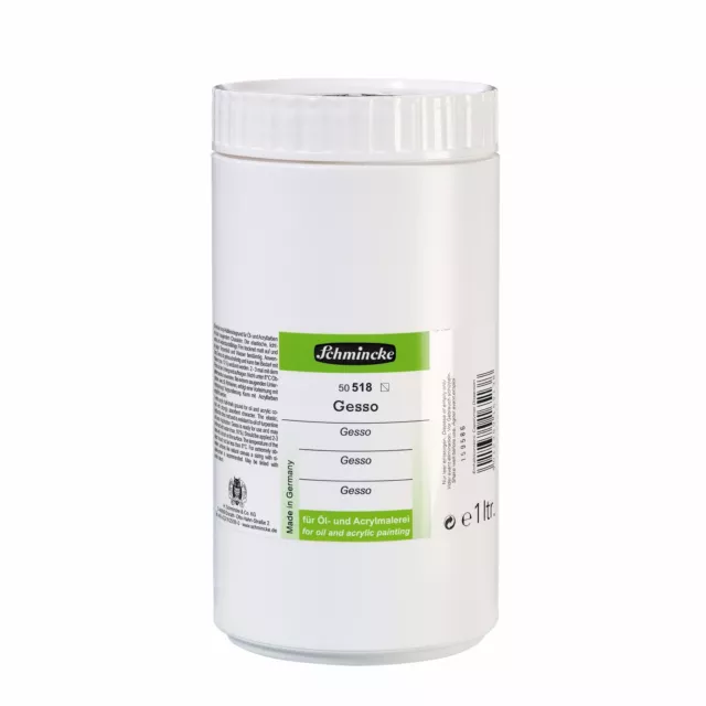 Schmincke Öl- und Acrylfarbe Gesso Hilfsmittel 1000 ml Tiegel 50518