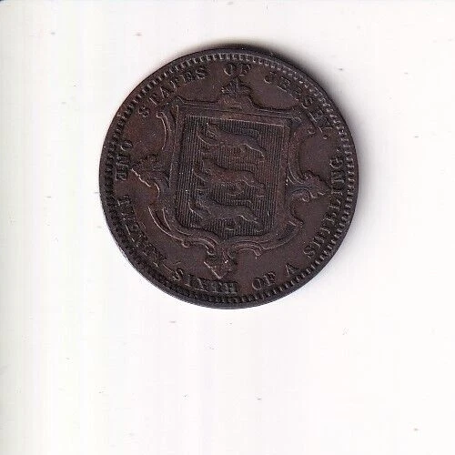 Jersey  1/26 Shilling  1871 Km4