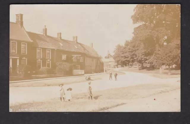 Oxfordshire Oxon ADDERBURY Children on the Green used 1907 RP PPC