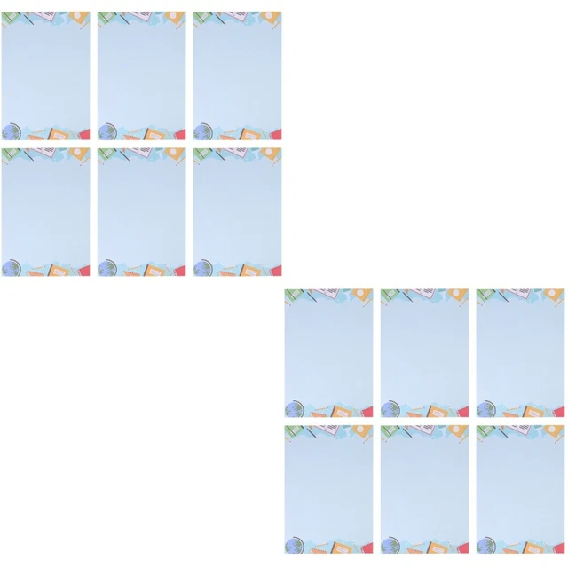 100 Pcs Vintage Pergamentpapier Briefkopf Kindergarten Papeterie Schreibwaren