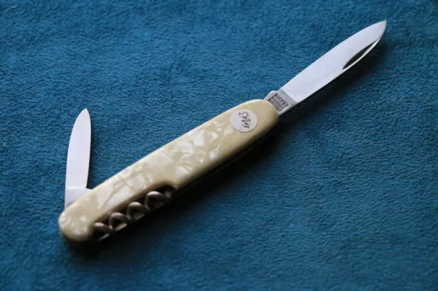 Kleines Taschenmesser altes Messer mit Werbung Made in Germany 2