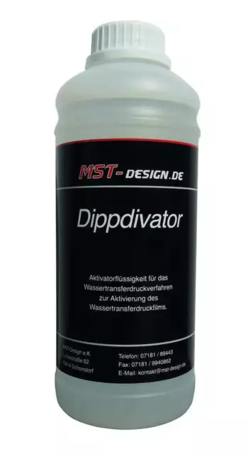 Wassertransferdruck WTD Aktivator Dippdivator 1 Liter Premium Hydrographics