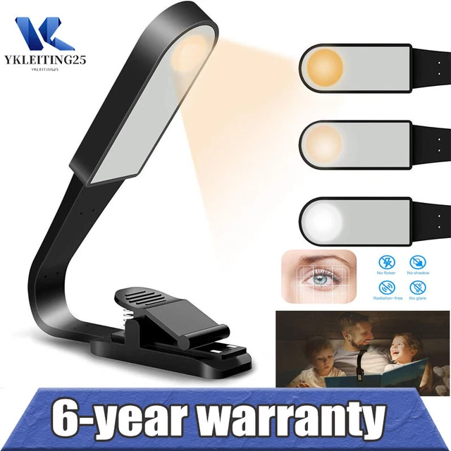 LED USB CLIPON Desk Table Light Dimmable Reading Eye Care Book Desk