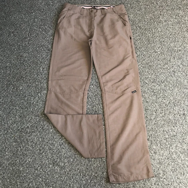 Rohan Roamers Trousers Women 14 Brown Regular Hiking Outdoor Walking Travel