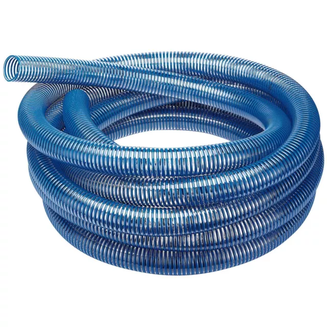 Draper 1x 10mx50mm 2" Pvc Suction Hose Garage Professional Standard Tool 20470