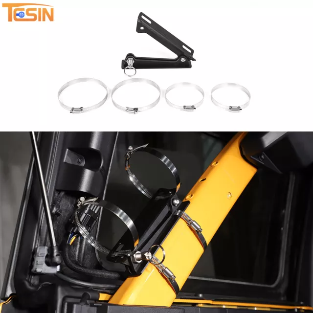 Fire Extinguisher Roll Cage Bar Band Clamp Handle For TJ JK JL 1997+/Bronco 21+