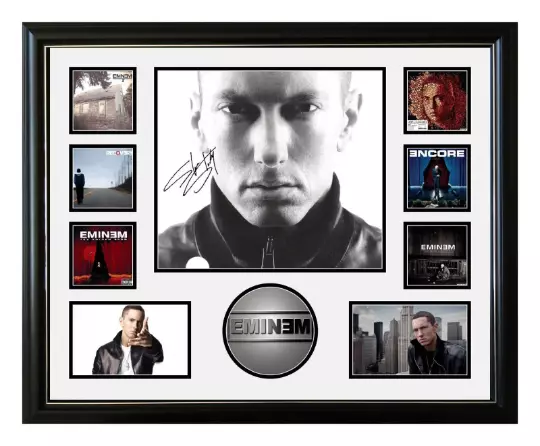 Eminem Slim Shady signed Photo Limited Edition Framed Memorabilia