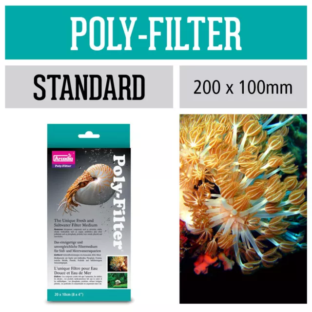 Poly-Filter Polyfilter Standard 20x10 cm Glasklares Wasser
