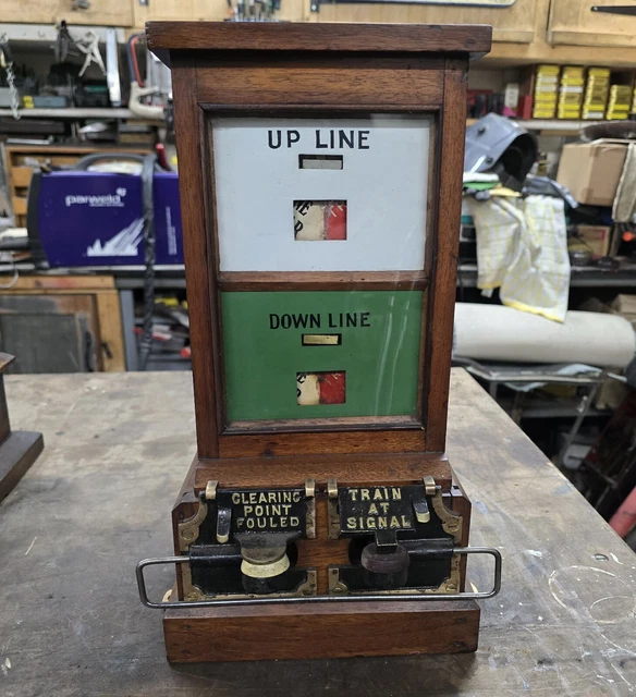 GREAT WESTERN RAILWAY Double Line Spagnoletti Block Instrument $582.87 ...