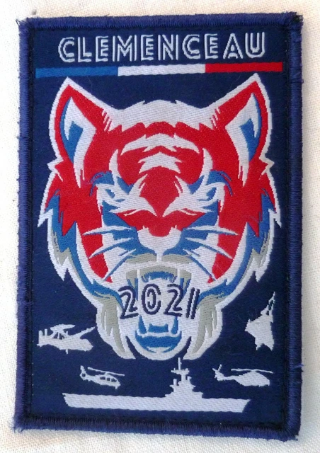 Insigne Porte Avions CLEMENCEAU doré émail Aéronavale Marine ORIGINAL Badge SUP