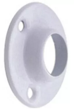 Rothley 25mm 1" Diameter Delux Sockets White Finish x 2 - Same Day Dispatch