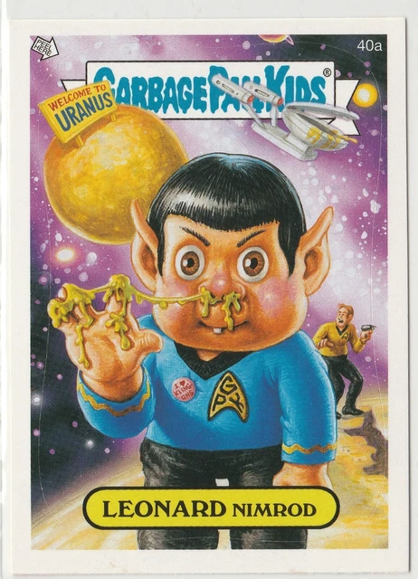 2007 Topps Garbage Pail Kids All-New Series 6 Leonard Nimrod 40a GPK Star Trek