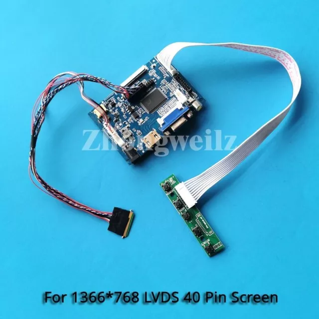 For LP116WH2-TLC1/TLN1 40-Pin LVDS 1366x768 Panel HDMI+VGA+AV Controller Board