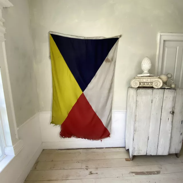 Vintage Nautical Flag English Wall hanging Boy&#39;s room docor