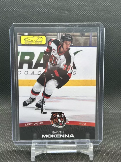 2023-24 Medicine Hat Tigers Team Set Gavin McKenna  FIRST ROOKIE CARD SSP WHL