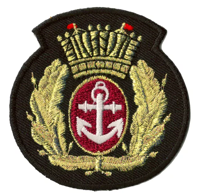 Ecusson patche Marine Royal Navy blason emblème patch brodé thermocollant