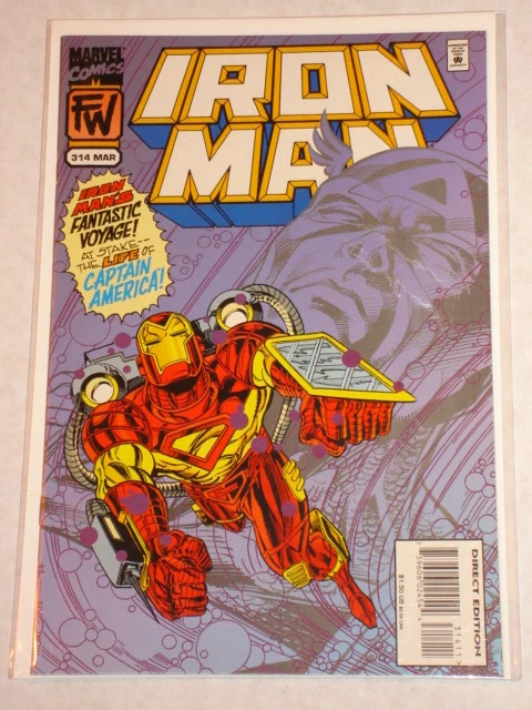 Ironman #314 Vol1 Marvel Comics Nm (9.4) Scarce March 1995