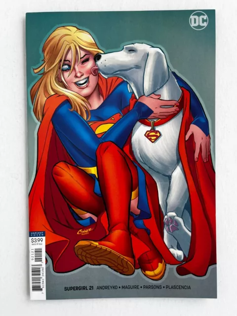 Supergirl #21 Krypto Amanda Conner Variant Cover (2018) DC Comics high grade