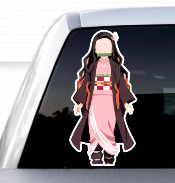 Anime Demon Slayer Baby Sis Nezuko Kamado - Vinyl Decal Truck Car Sticker Laptop