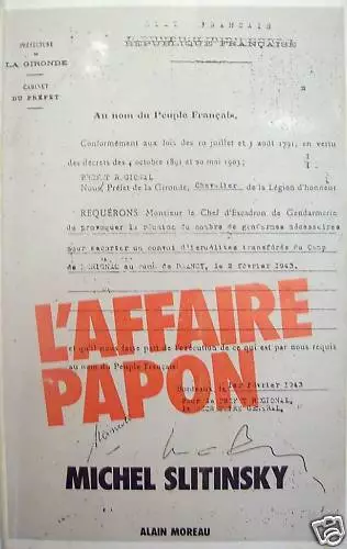 L'affaire Papon / Michel Slitinsky