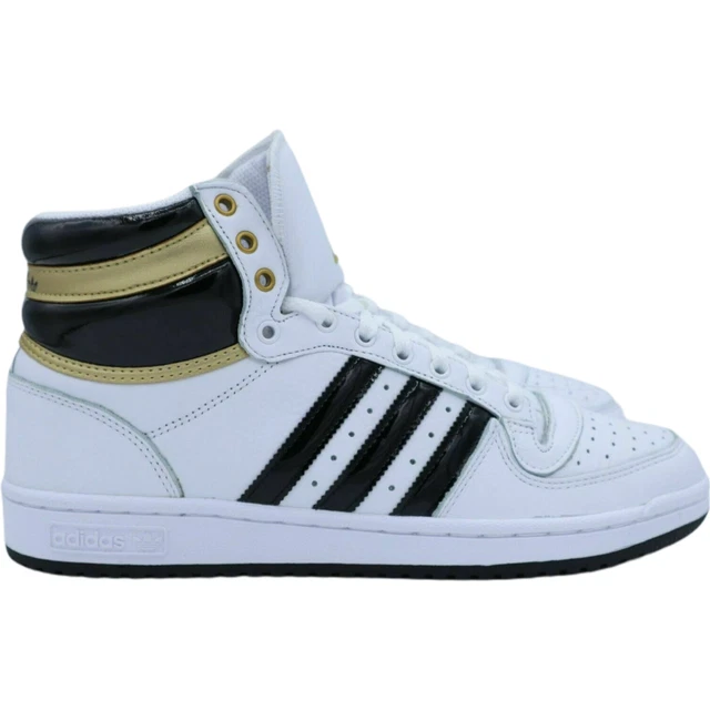 Adidas cuir blanche top