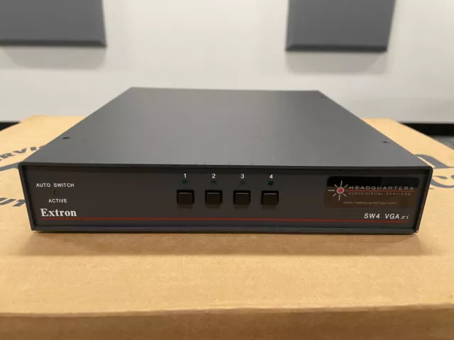 Extron SW4 VGA/Ars Series - VGA and Stereo Audio Switcher