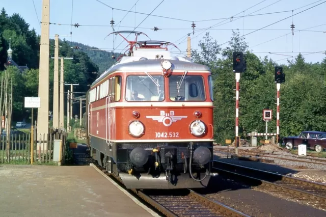 OBB Bo-Bo 1042.532 Krumpendorf, 1969 Austrian Rail Photo ER1242