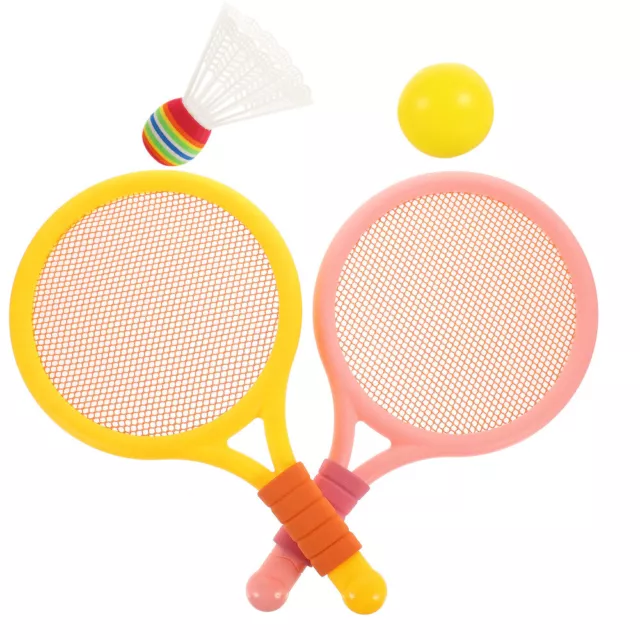 Juguete infantil raqueta de bádminton pequeña raqueta de tenis padres-hijo doble