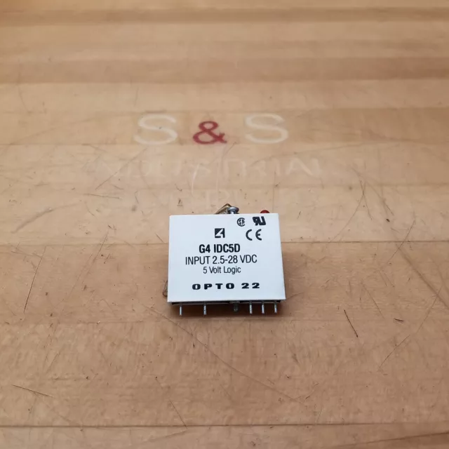 OPTO22 G4IDC5D I/O Module, Input 2.5-28 VDC 5 Volt, - USED