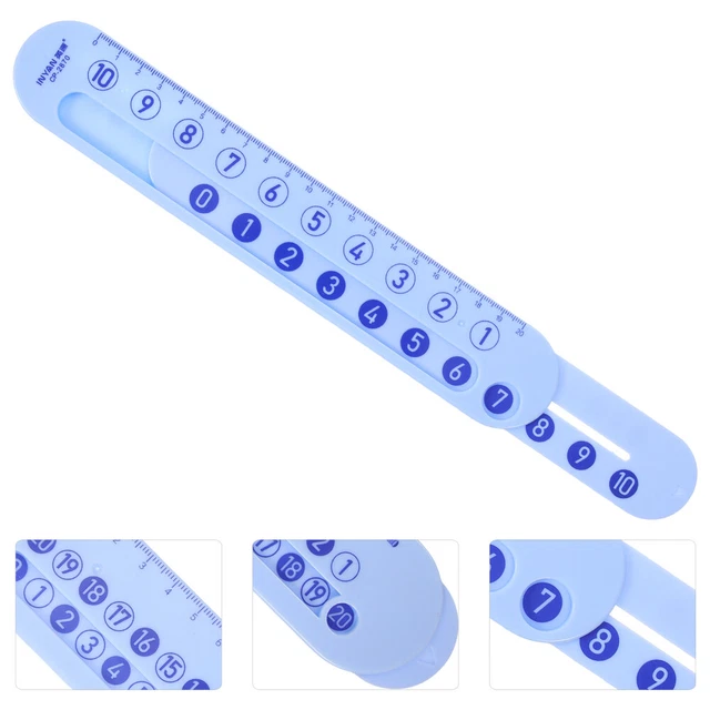 Number Bar Ruler NUMBERLINE RULER MATHS Numbers for Children Arthemtic Kids Scale £4.85 ...